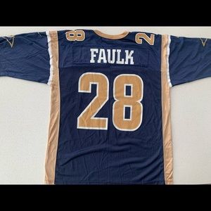 NIKE RAMS JERSEY - MARSHALL FAULK